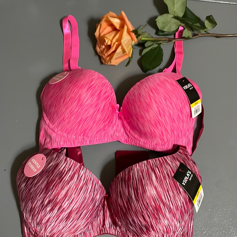 Women’s 2PK Bras Brand New With Tags Viola’s Secret Size 36B
